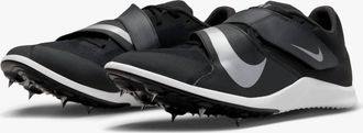 Nike Mens Zoom Rival Jump Racing Shoes In Black/metallic Silver-Dk Smoke Grey