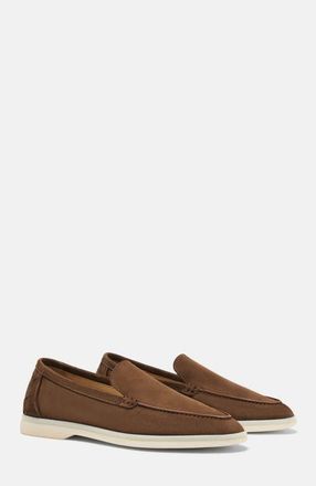 Scarosso Ludovica Woven Loafers in Chocolate - Suede at Nordstrom, Size 39.5