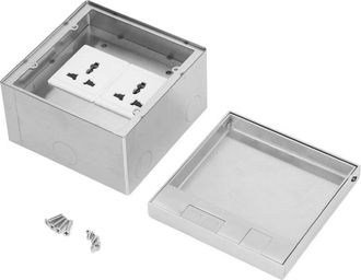 OEM Caja De Alimentaci&oacute;n Integrada De Acero Inoxidable, Toma De Corriente Universal Doble, Toma De Corriente De Sobremesa/suelo, Ca 250 V, 4000 W