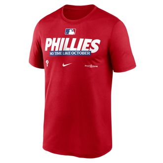 Nike Philadelphia Phillies 2026 Postseason Authentic Collection Legend Nike Mens Dri-FIT MLB T-Shirt in Red | NKGK62QPPW-D28