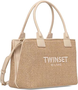 Twinset Raffia Tote Bag