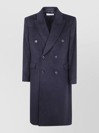 Our Legacy whale long coat button detail lapels