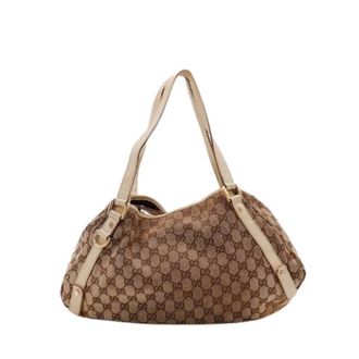 Gucci Pre-owned Shoulder Bags, female, Brown, Size: ONE SIZE Pre-owned Le Tote Bag