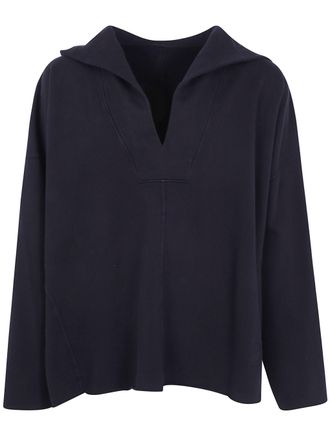 Rick Owens Sweatshirt Hooded Ls Kaftan Hip