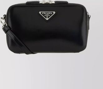 Prada smooth leather crossbody bag