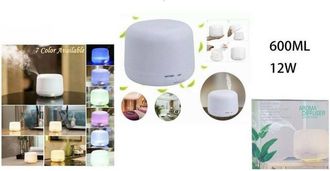 Trade Shop Trade Shop - Aromaterapia 7 Led Humidificador Ultras&oacute;nico Purificador 600ml Difusor