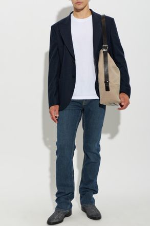 Etro T-shirt With Embroidered Logo, Mens, White