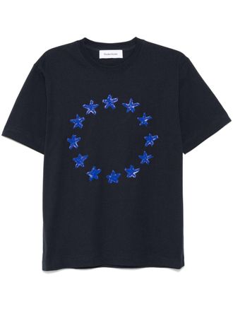 &Eacute;tudes Studio Stars T-shirt - unisex - Organic Cotton - L - Blue