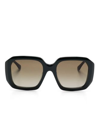 Chloé oversize-frame sunglasses - Green