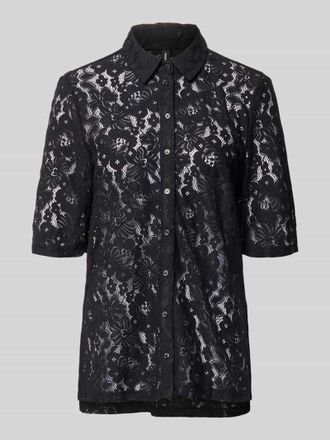 Vero Moda Regular Fit Bluse aus Baumwoll-Mix Modell HONEY in Black, Gr&ouml;&szlig;e XL