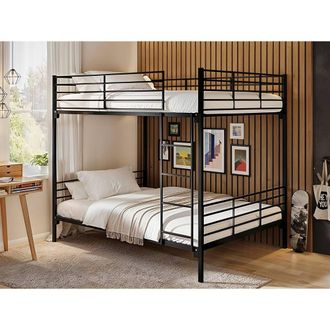 Flair Metayal Bunk Black Metal | Size: Double