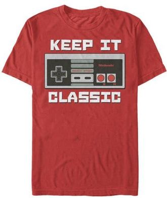 Nintendo Mens Nintendo NES Classic Controller Graphic Tee in Red at Nordstrom, Size Xxx-Large