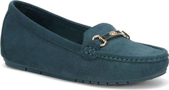 Unze Womens LEONID Casual Comfy Moccasins UK Size 3-8 Teal