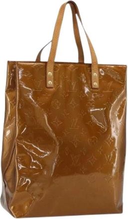 Louis Vuitton Pre-owned Tote Bag - Dames - Vintage Shopper - Bruin - ONE Size - Leer - Vintage