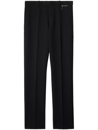 Burberry Wollen pantalon - Zwart