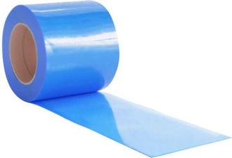 vidaXL Door Curtain Blue 200 mmx1.6 mm 25 m pvc Vidaxl