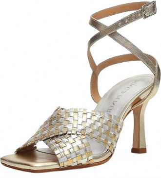 Donald J Pliner Womens Ferndale Heeled Sandal In Platino