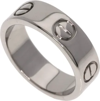 Cartier White Gold (18K) Band Ring (Pre-Owned)