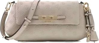 Guess Tassen, Dames, Beige, ONE Size, Carmella Crossbody Flap