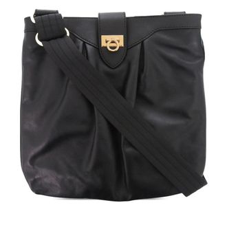 Ferragamo Pre-owned Ferragamo Leather Gancini Crossbody Unisex 3CL2IXCKW7O1Y06L