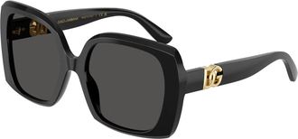Dolce & Gabbana Stijlvolle zonnebril Dg 4475 Zwart - Dames - Zonnebrillen - Zwart - 56 MM - Accessoires