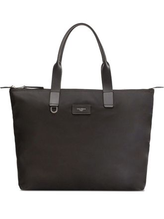 Dolce & Gabbana Adamo Nylon und Ledertasche