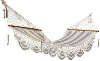 Hamac del sol Hamaca de madera nicarag&uuml;ense - 100% algod&oacute;n - 100 x 360 cm