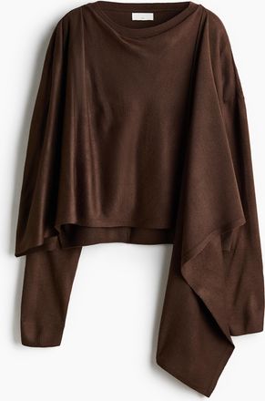 H&M MAMA Stillpullover mit Schaldetail - Brown