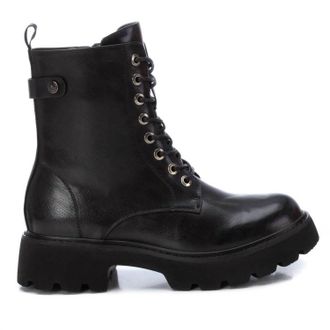 Xti Womens Combat Booties In Black