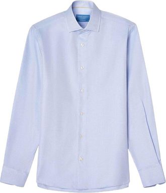 Robert Talbott Reynolds Hopsack Shirt In Classic Shirt