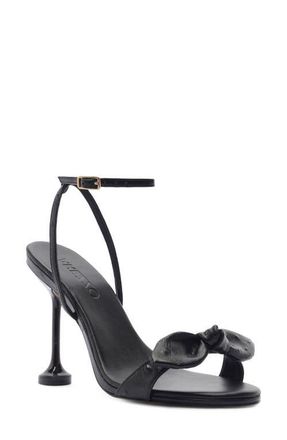 Arezzo Addie Ankle Strap Sandal in Black at Nordstrom, Size 7.5