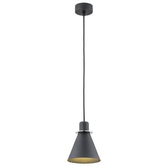 Netlighting Beverly Dome Pendant Ceiling Light Black Structure Chrome Elements