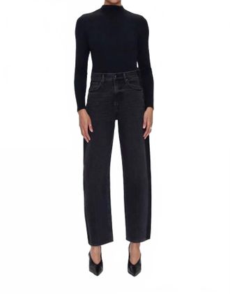 Pistola Denim Wes High Rise Barrel Jean In Cinema