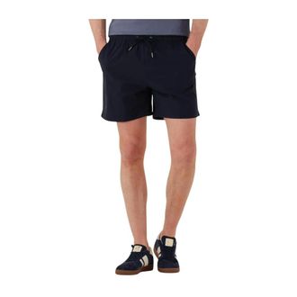 Profuomo Heren, Korte broeken, Blauw, Maat: L Linnen