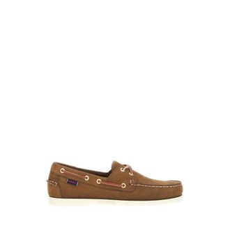 Sebago Docksides Portland Nubuck - Heren - Bootschoenen - Bruin - 41 EU - Leer - Schoenen