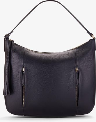 Clarks Womens Jenna Cross Black Leather Bags - One Size