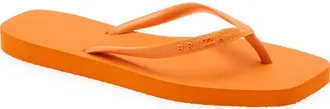 Arezzo Brizza Flip Flop in Light Orange at Nordstrom, Size X-Large