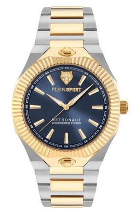 Plein Sport Metronaut Bracelet Watch in Two Tone at Nordstrom Rack