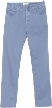 Jacob Cohen Blue Slim Mid Rise Jeans
