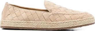 Henderson Baracco Tahiti Suede Flat Espadrilles - Dames - Espadrilles - Beige - 38 EU - Leer - Schoenen