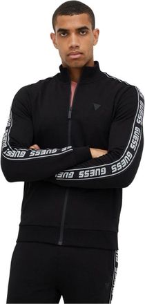 Guess Zip-throughs - Heren - Vesten met rits - Zwart - L - Hoodies & sweatvesten