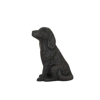 Foreside Home And Garden Sitting Dog Decorative Accent Black Cast Iron at Nordstrom
