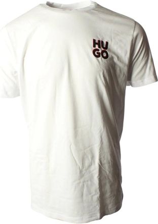 HUGO BOSS Hombre, Camisetas, Blanco, Talla: L
