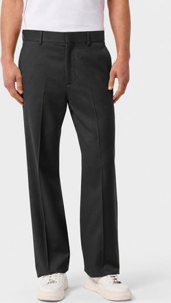Billionaire Boys Club Wide-Leg Pure Virgin Wool Trousers with Mid-Rise Waist