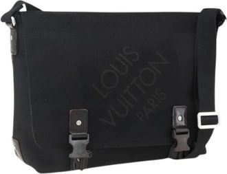 Louis Vuitton Pre-owned Cross Body Bags, female, Black, Size: ONE SIZE Pre-owned Damier Geant Shoulder Bag