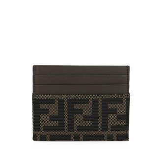 Fendi FF Jacquard Card Holder