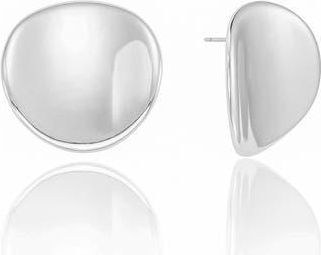 Ettika Modern Circle Stud Earrings in Silver at Nordstrom Rack