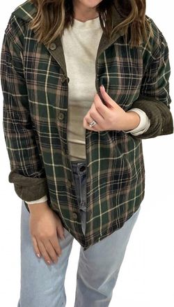 Staccato Reversible Plaid Jacket In Olive