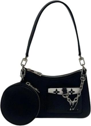Louis Vuitton Pre-owned Epi Handbag - Dames - Vintage Schoudertas - Zwart - ONE Size - Leer - Vintage
