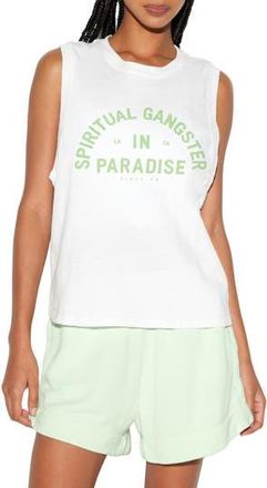 Spiritual Gangster Paradise Jagger Slub Tank Top in White at Nordstrom Rack, Size X-Small